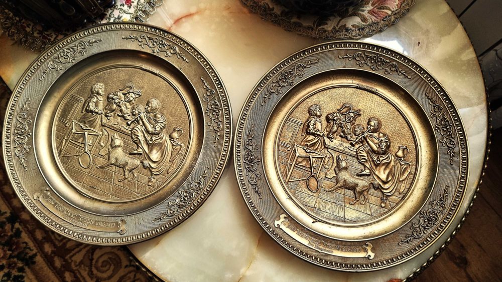 Platouri si fructiere din bronz masiv