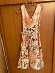 Rochie alba cu flori