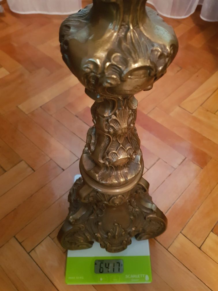 Sfesnic din bronz masiv baroc