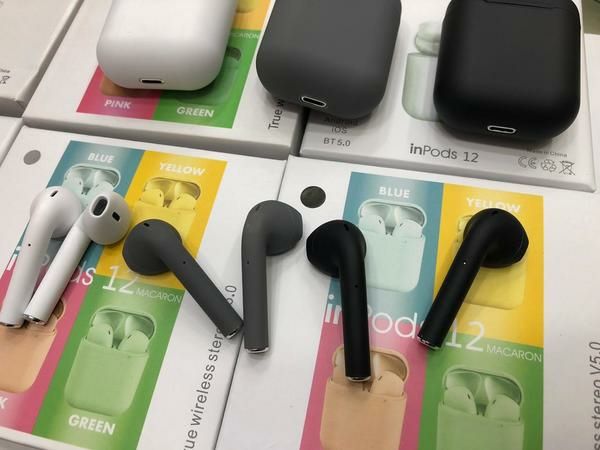 БЕПУЛ Доставка, airpods inpods12 Новые Запечатанные,bluetooth наушники