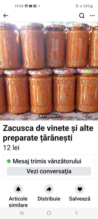 Zacusca taraneasca si preparate de iarna