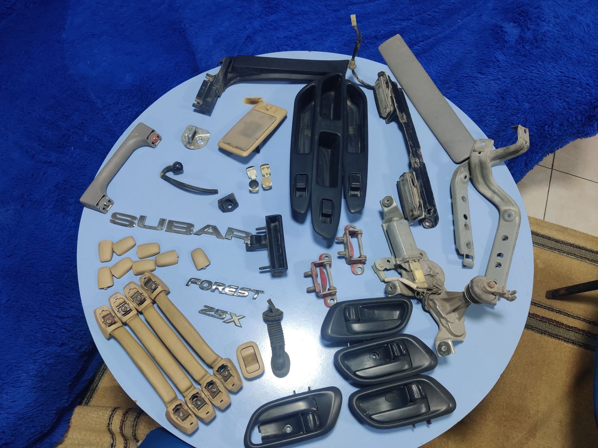 Пластик по багажнику Subaru Forester SG5-SG9 Субару Форестер СГ5-СГ9