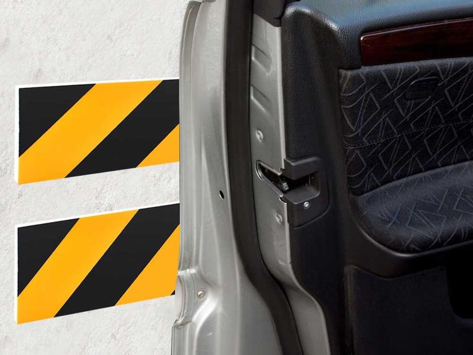 Set 2 panouri de protectie auto garaj parcare autoadezive 10x50x1.5 cm