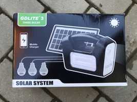 Kit-Sistem Solar 3-4 becuri + Incarcator Telefon Universal