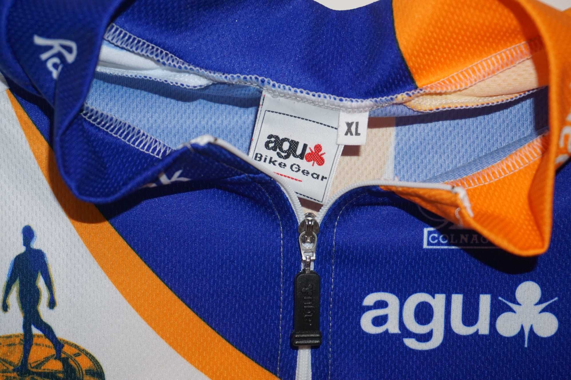 Мъжка колоездачна тениска Jersey Agu Bike Gear Rabobank XL