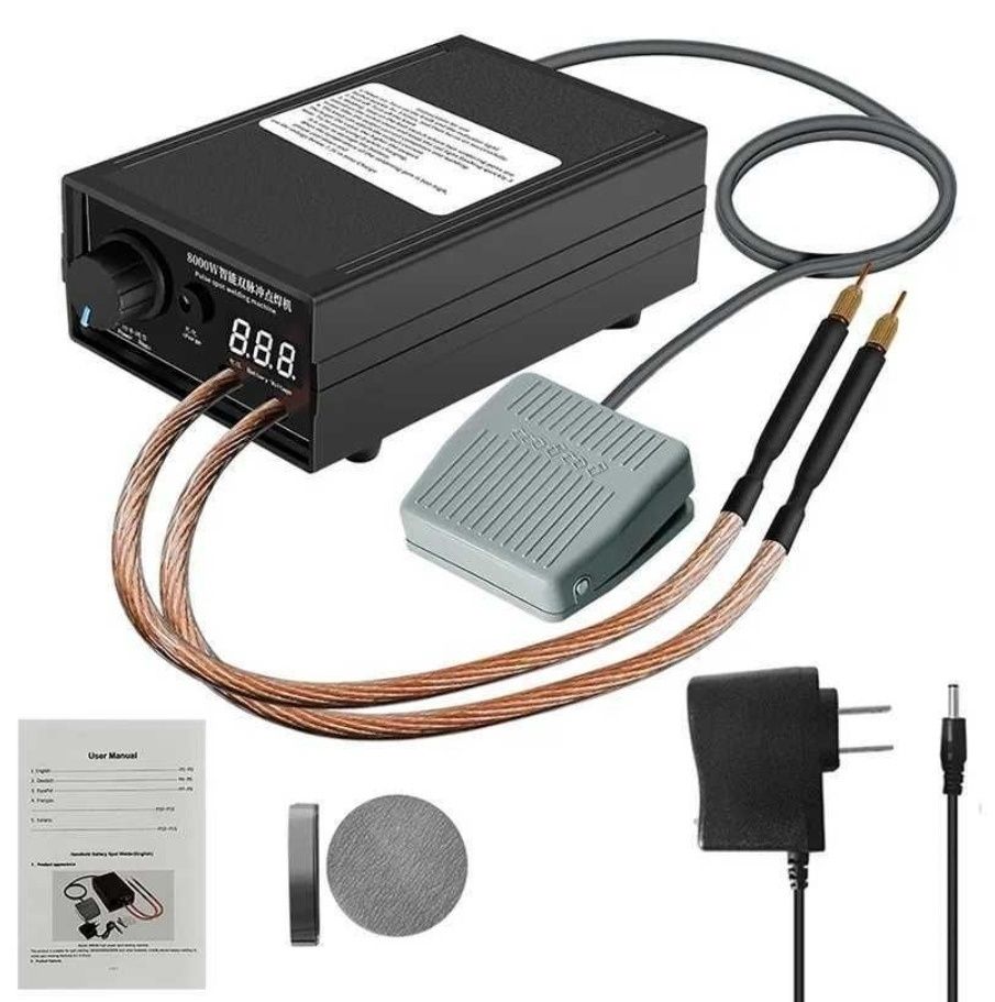 Mini-Aparat sudura in puncte acumulatori 18650,21700 .8000W-Pret redus