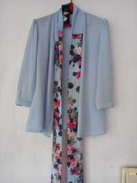 Блузка (новая) женская 44  размер,  голубая , Турция,  цена 1000 тенге