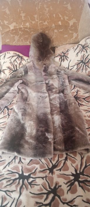 Натуральная шуба длинная