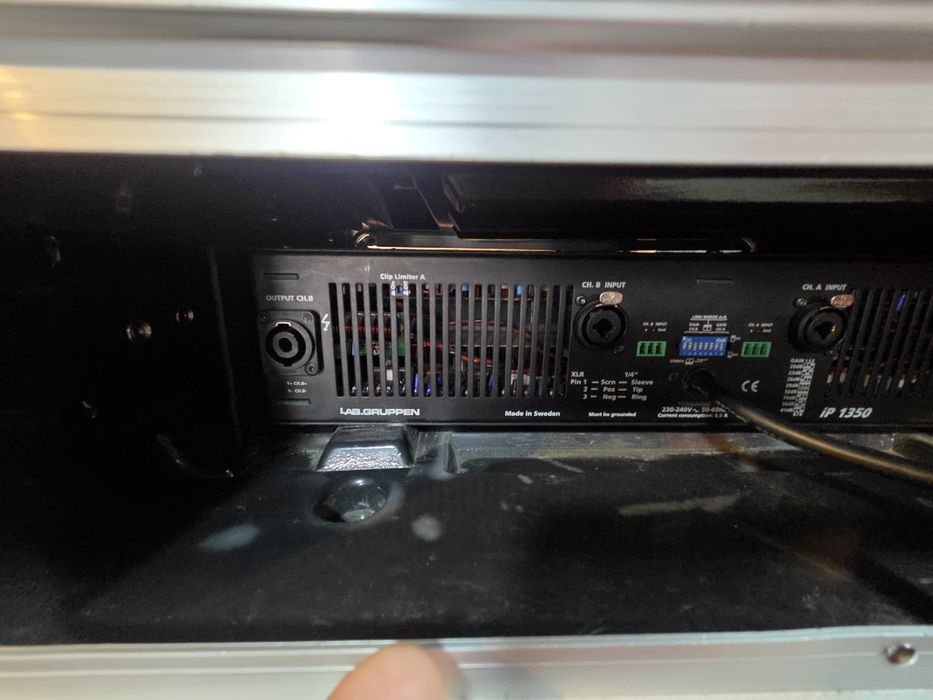 Vand boxe Dynacord cp 12-3 și amplificator  Labgrupen IP 1350