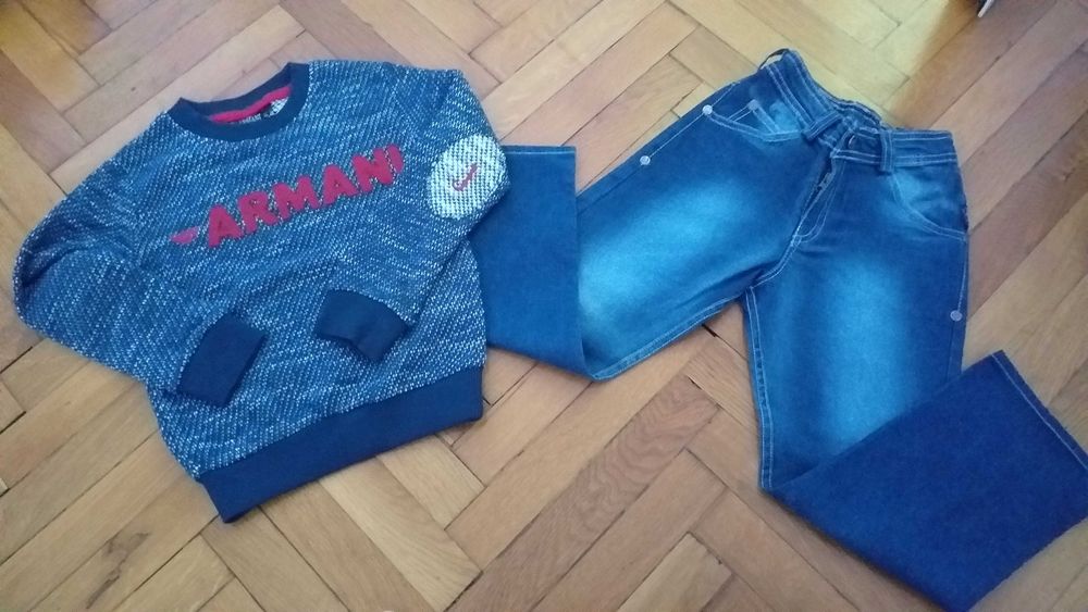 Фирмени костюми обличани само веднъж за момче цена за брой -28-40лв.