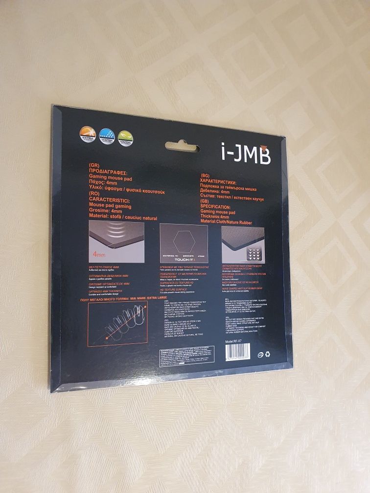 Mouse pad gaming 250x240x4 mm
