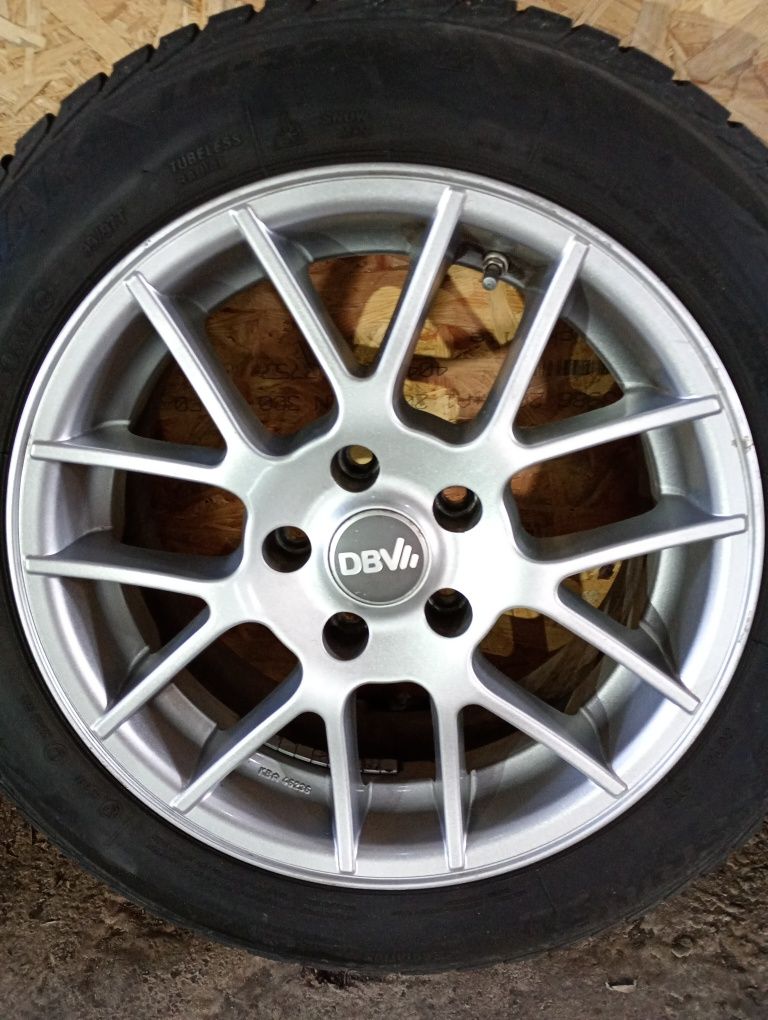 VW CADDY джанти със зимни гуми 195/60/16С 7,5J ET35 5x112 цо66,6 -