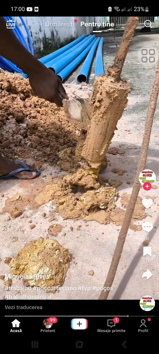 Foraje puțuri apa prelungiri denisipări și piloni
