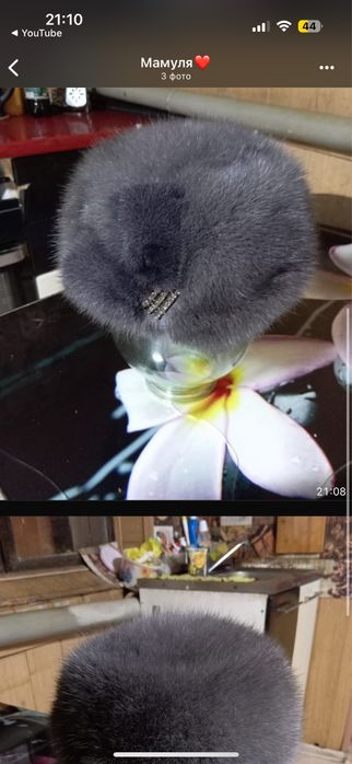 Берет натуральной норки