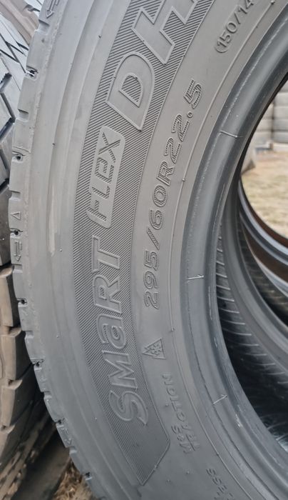 4 Anvelope Hankook (Tractiune) 295/60 R22.5 Impecabile DOT1023