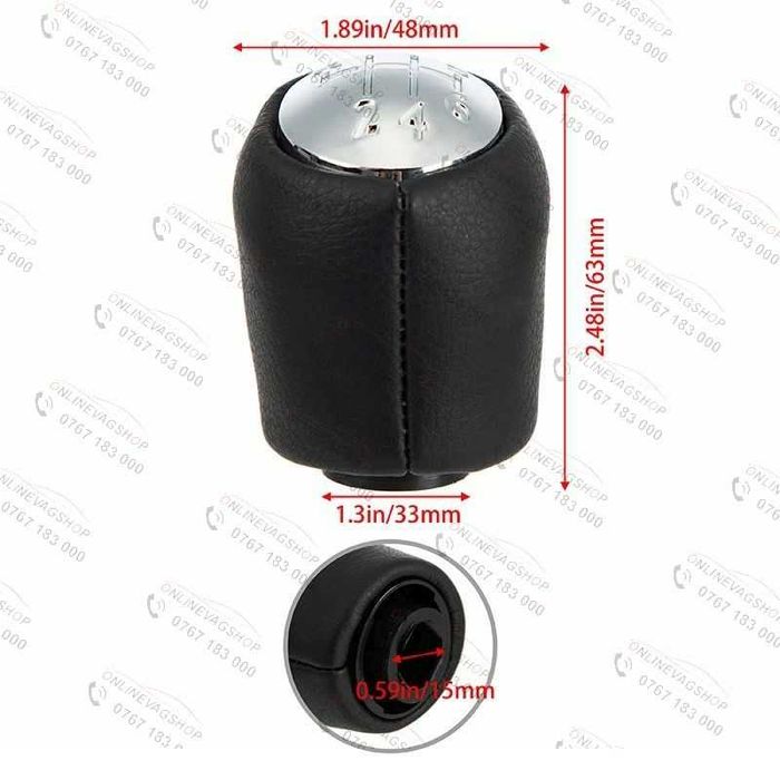 Nuca piele 6 viteze schimbator Renault Laguna 2, Espace IV ,VelSatis