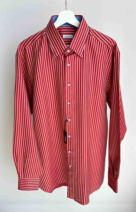 Мужская рубашка из хлопка и шелка ZILLI