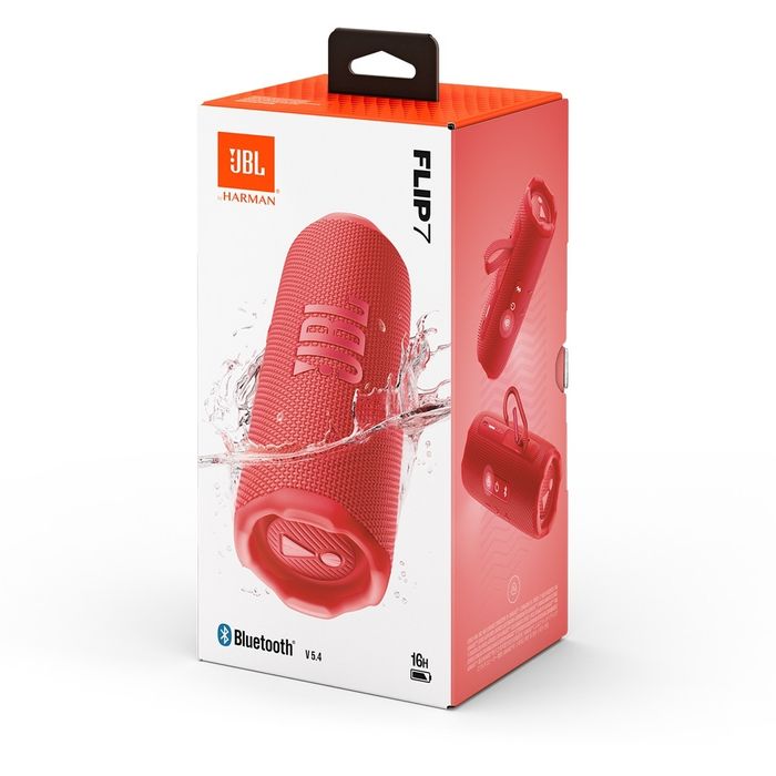 Boxa portabila JBL Flip 7 35W Bluetooth Auracast 16 ore IP68 Rosu Nou