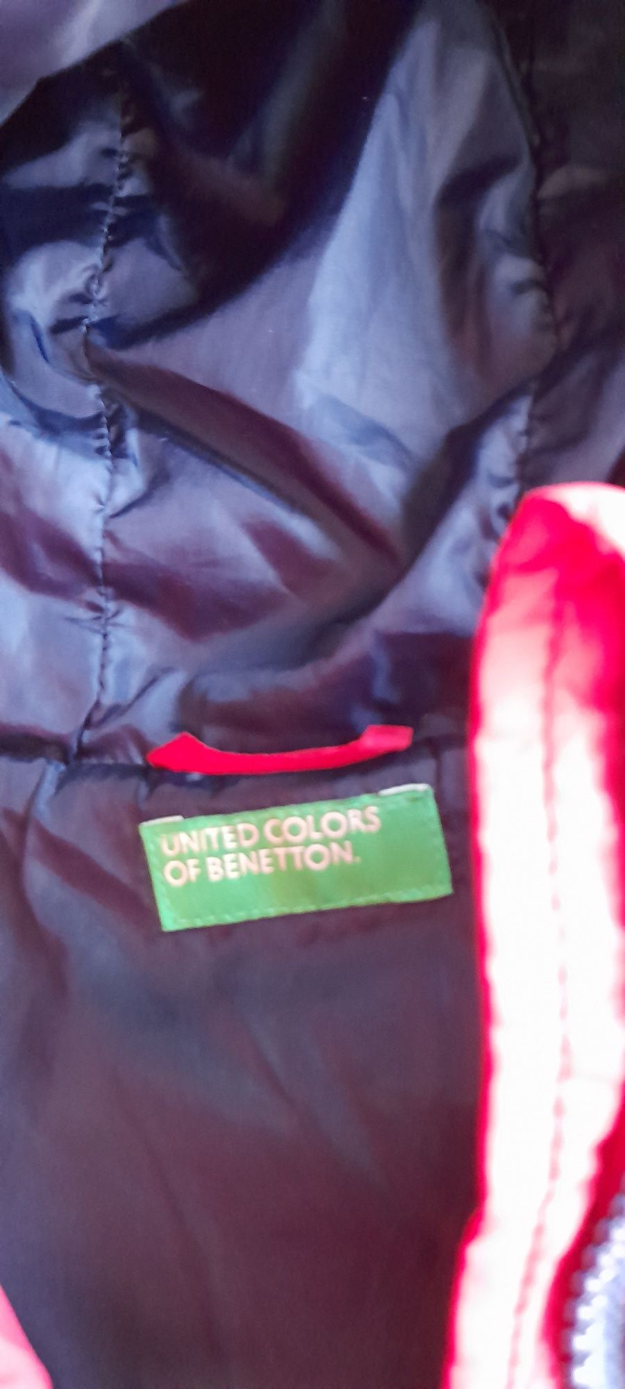 Зимно яке Benetton  5-6 г. плюс подарък полар
