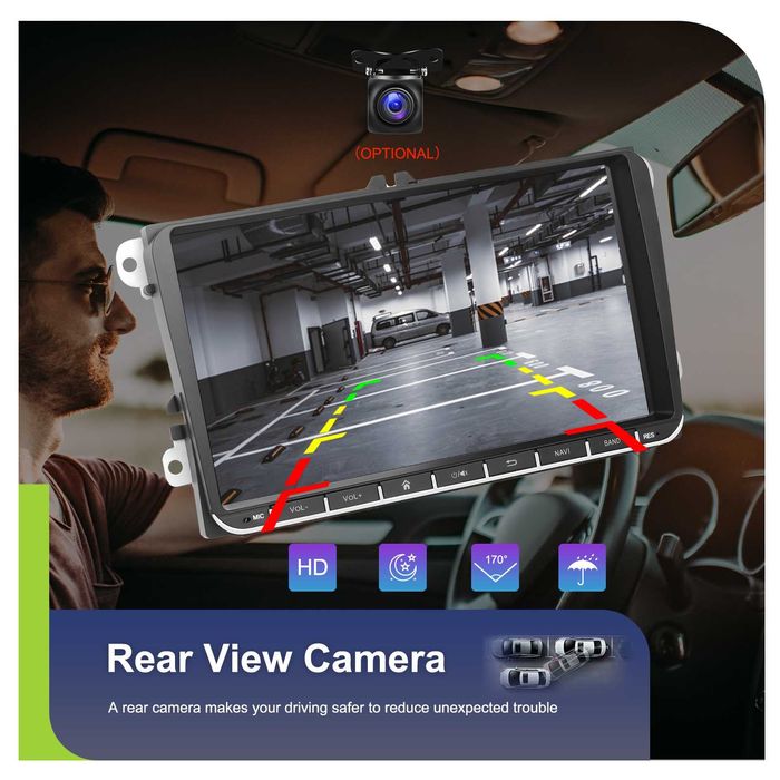 Navigatie Android,VW Passat,Golf,Jetta,Touran,Carplay,4GB + 64GB, NOI