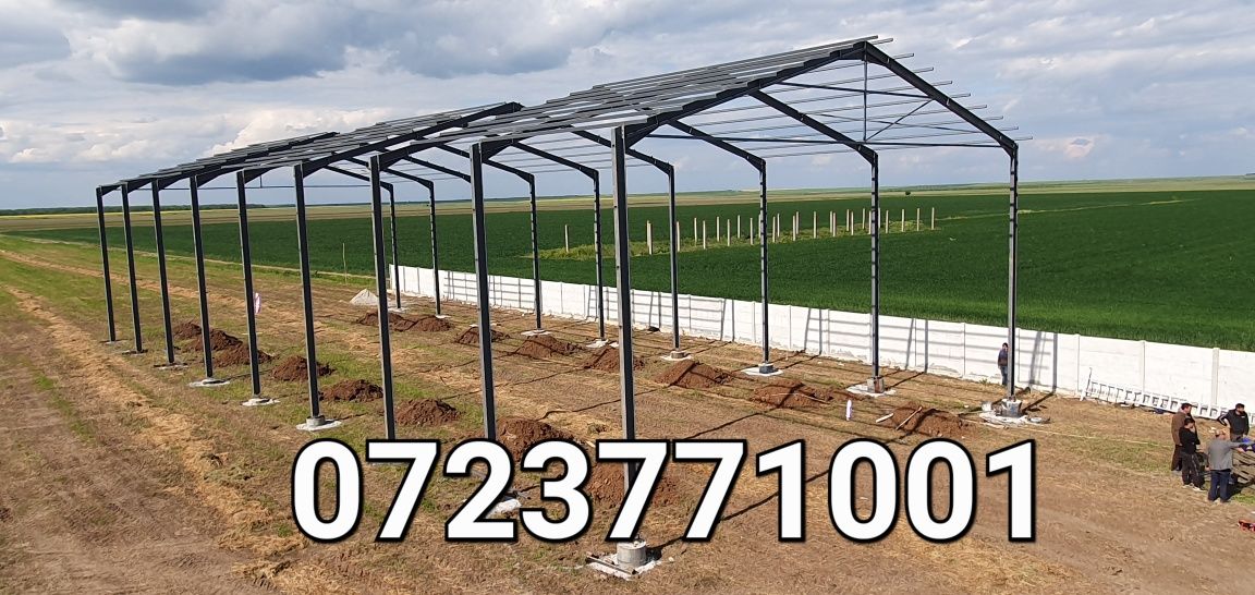 Vand hala metalica 10x14x4 cu panouri sandwich oferim garanție