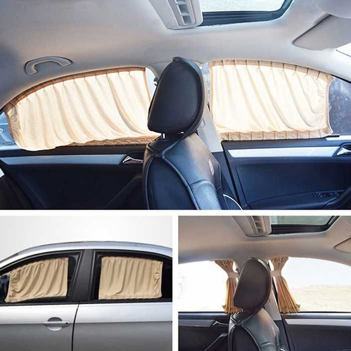 Перде странично 01 - 2бр к-т - черно или бежаво