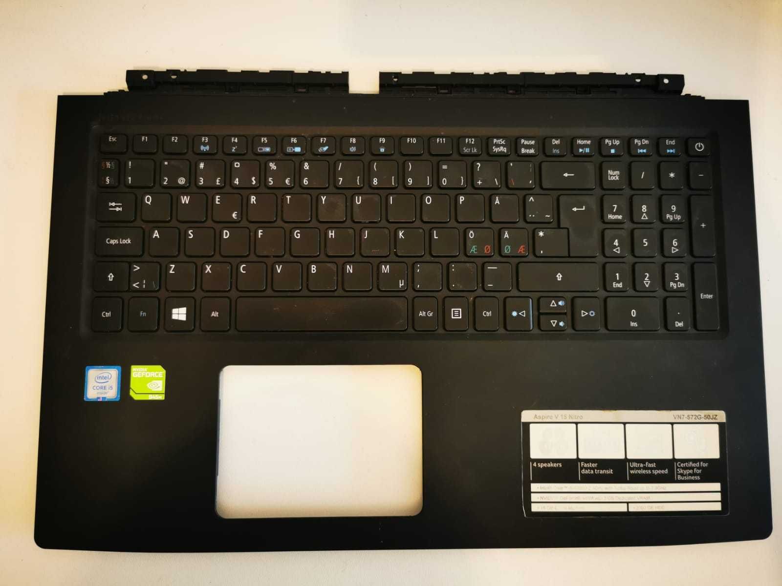 Dezmembrez Laptop Acer aspire vn7-572g