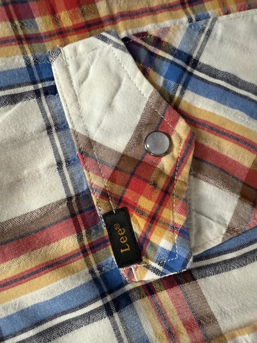 Camasa LEE Maneca Scurta Carouri Stil Western Barbati | Marime M