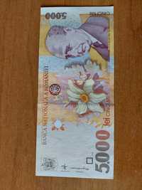 bancnota 5000 lei Lucian Blaga