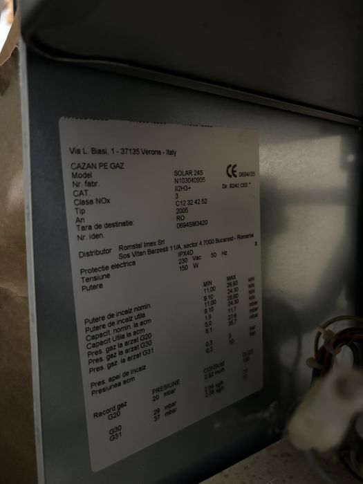 Centrală termică 24kW Romstal SOLAR 24S noua