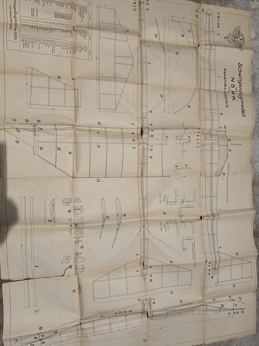 Acte vechi Germania plan aeromodel