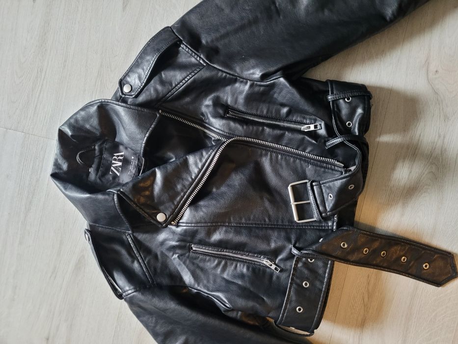 Geaca damă piele naturala Zara