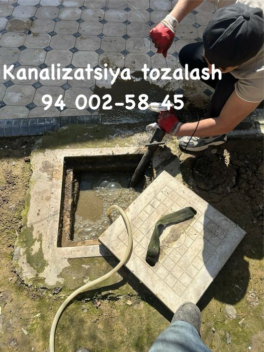 Kanalizatsiya tozalash hizmati 24/7