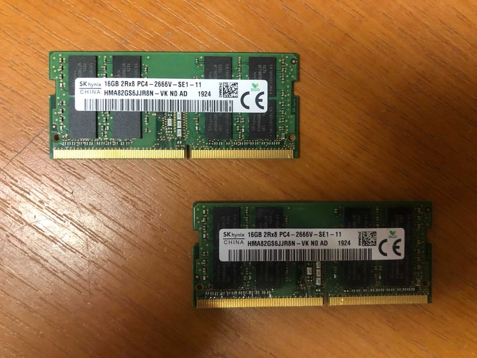 Memorie laptop Sodimm 32 Gb DDR4 Hynix, Samsung, 2666 Mhz, garantie