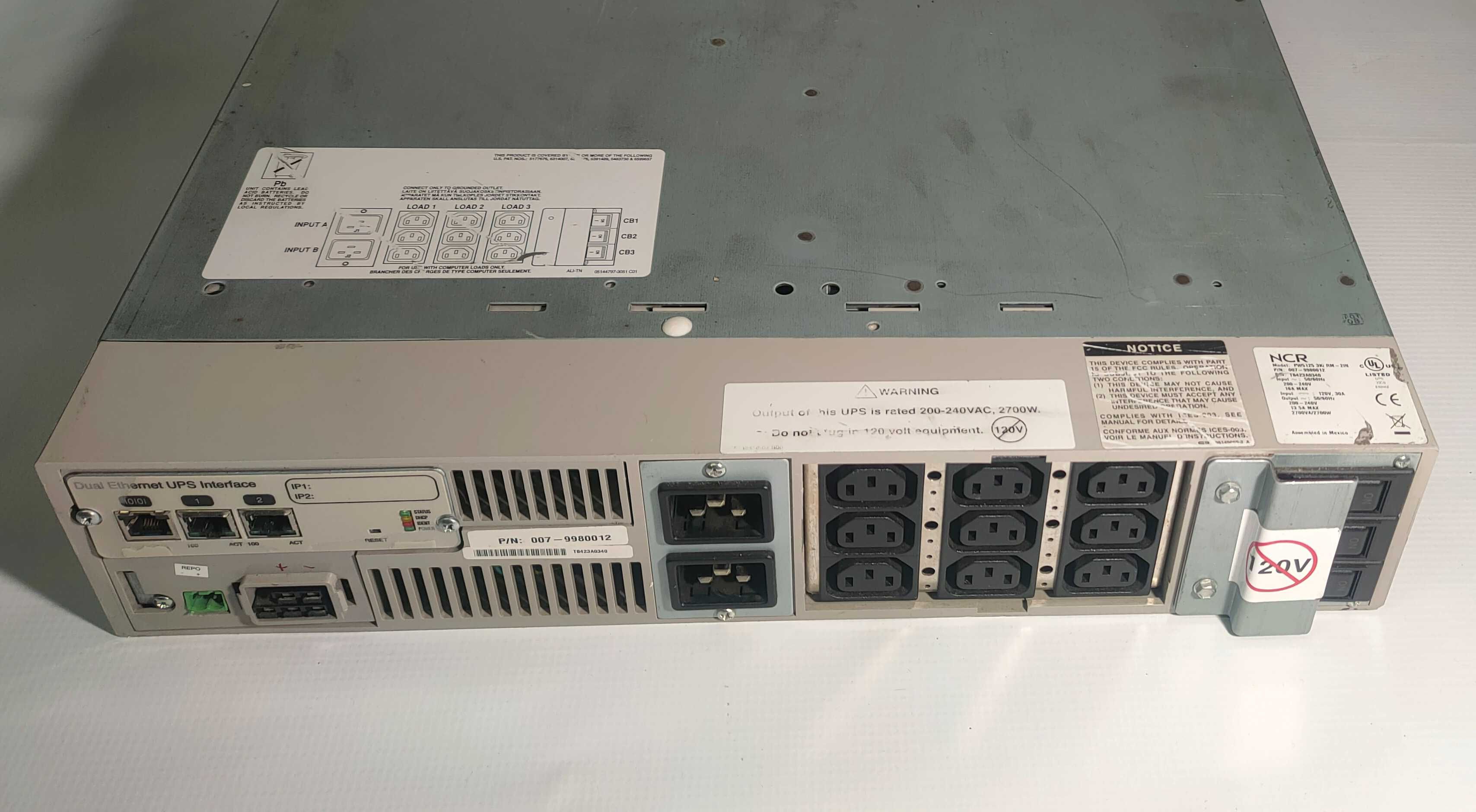 UPS Powerware 2700VA, уникален с вгр.ATS, гаранция, цената с вкл ДДС