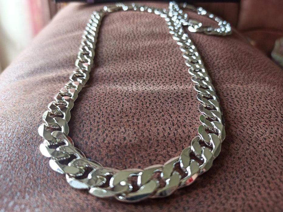 Колие и гривна - посребрено, медицинска стомана