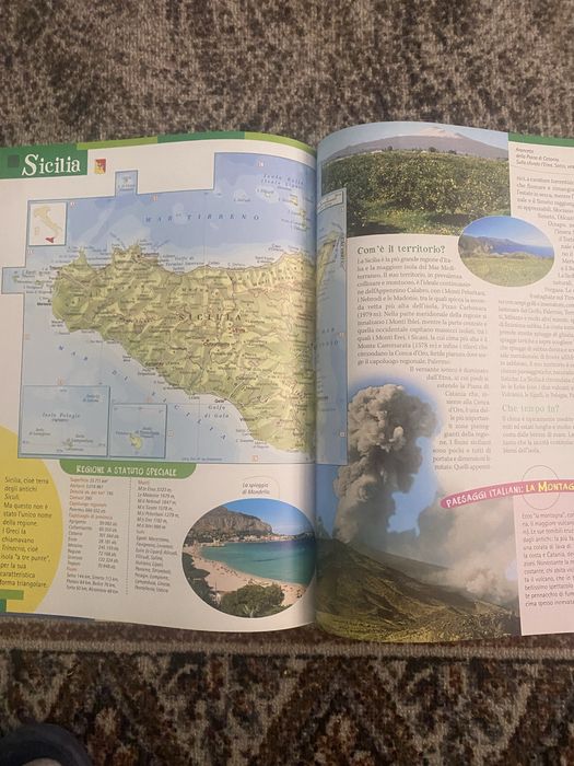 Atlas geografic Italia ,Europa,Asia