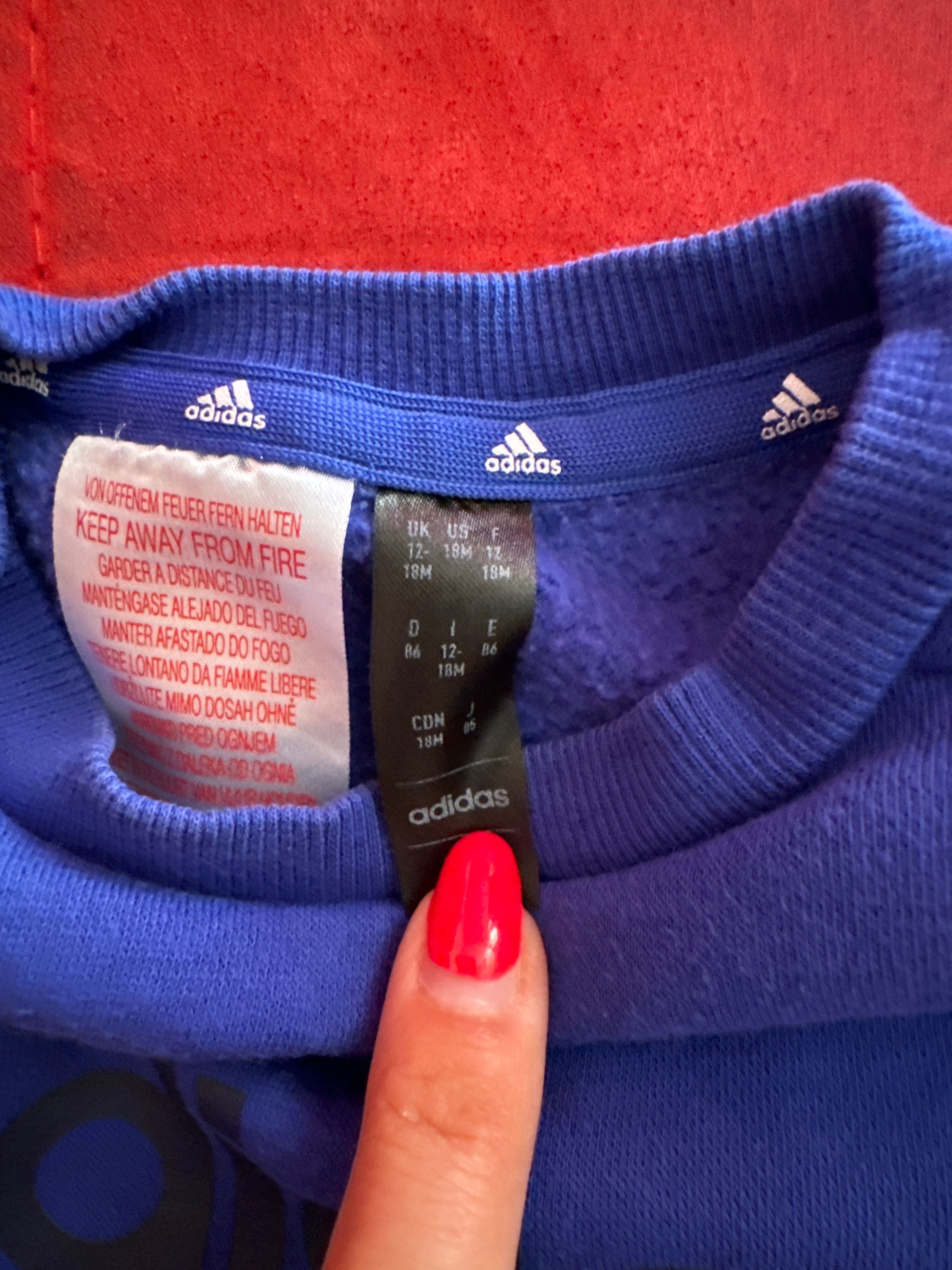 Adidas- бебешка блуза 12-18м
