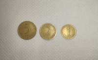 Лот монети 1999 1,2,5