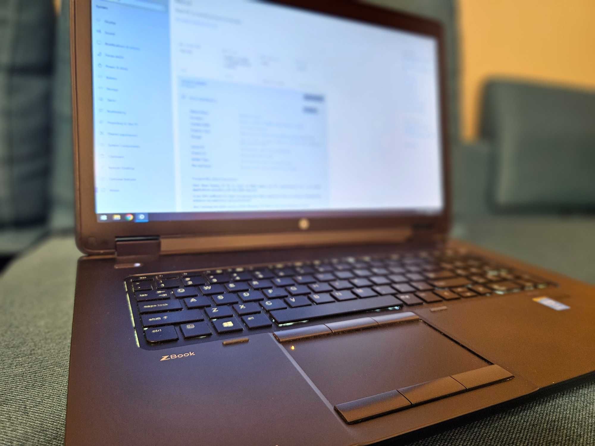 Лаптоп HP ZBook 17" i7, 16GB, 2TB HDD + 256GB SSD