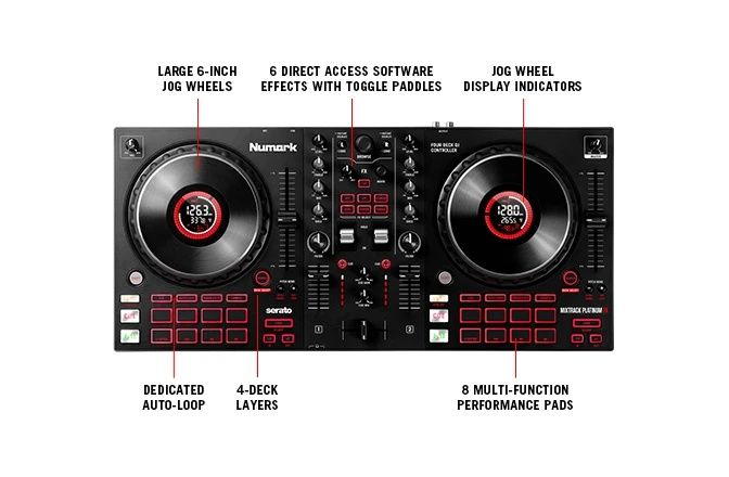 Consola Numark mixtract platinum FX