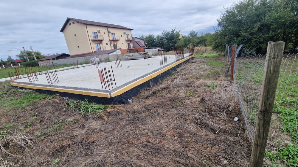Teren de vanzare cu fundatie pentru constructive P+2