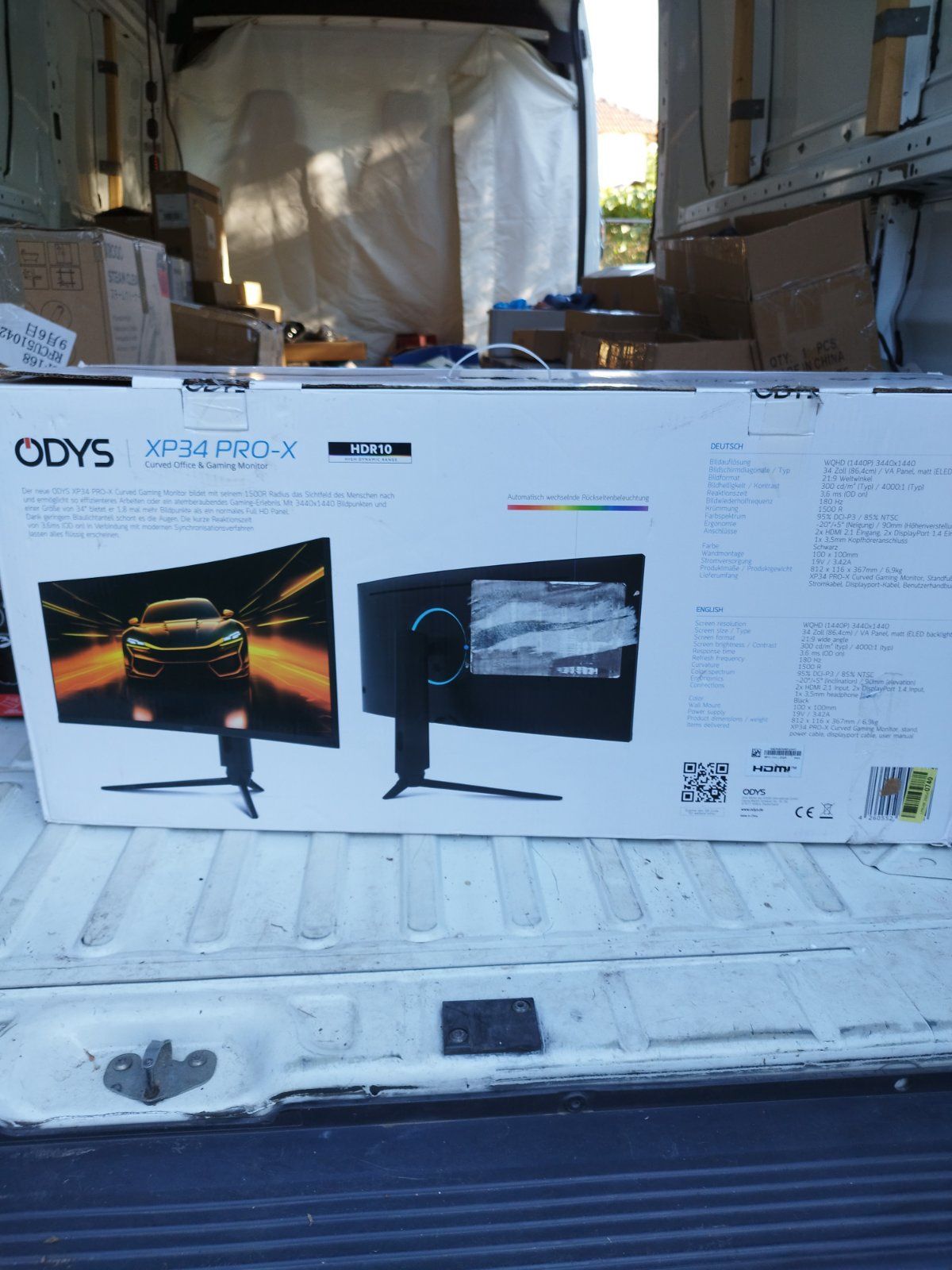 Извит Геймърски монитор ODYS XP34 PRO-X