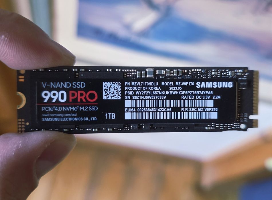 NVMe Samsung 990 PRO 1TB PCIe Gen4.0 compatibil PS5