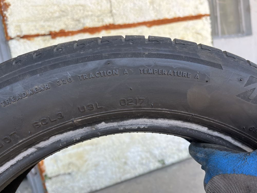 2 бр. летни гуми 195/55/16 Bridgestone DOT 0217 5 mm