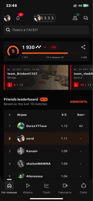 Faceit аккаунт 9лвл