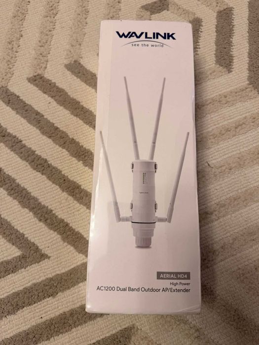Wavlink AC1200 HD4 Router WiFi Exterior Dual Band 2.4G/5G POE, - NOU -