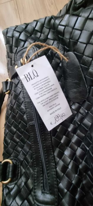 Geanta piele naturala, Italy,  NEW