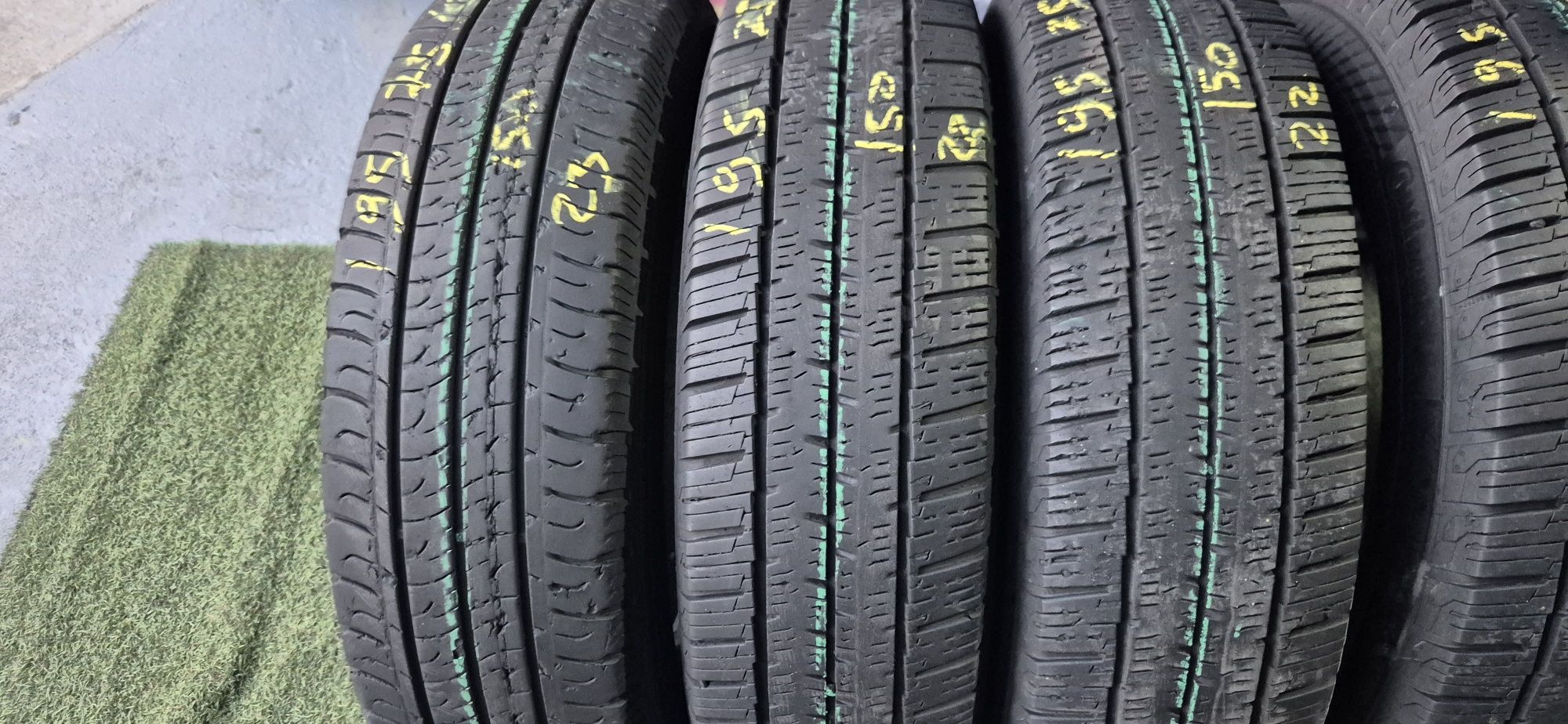 195 75 16c  3xContinental 1xGoodyear