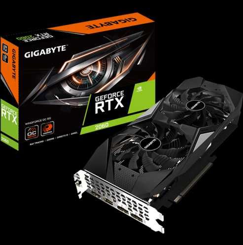 Игровая видеокарта RTX2060 6GB GDDR6